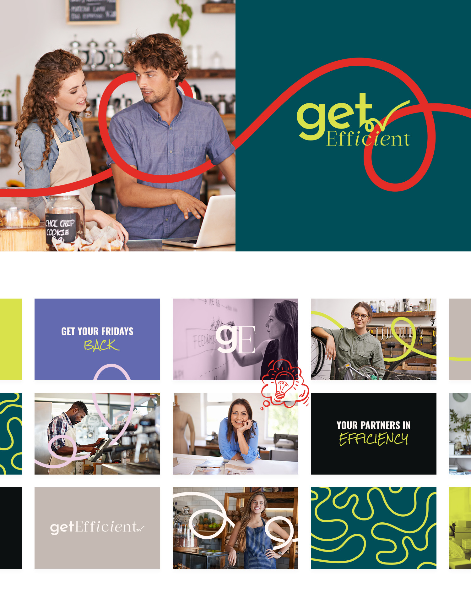 Get Efficient brand system