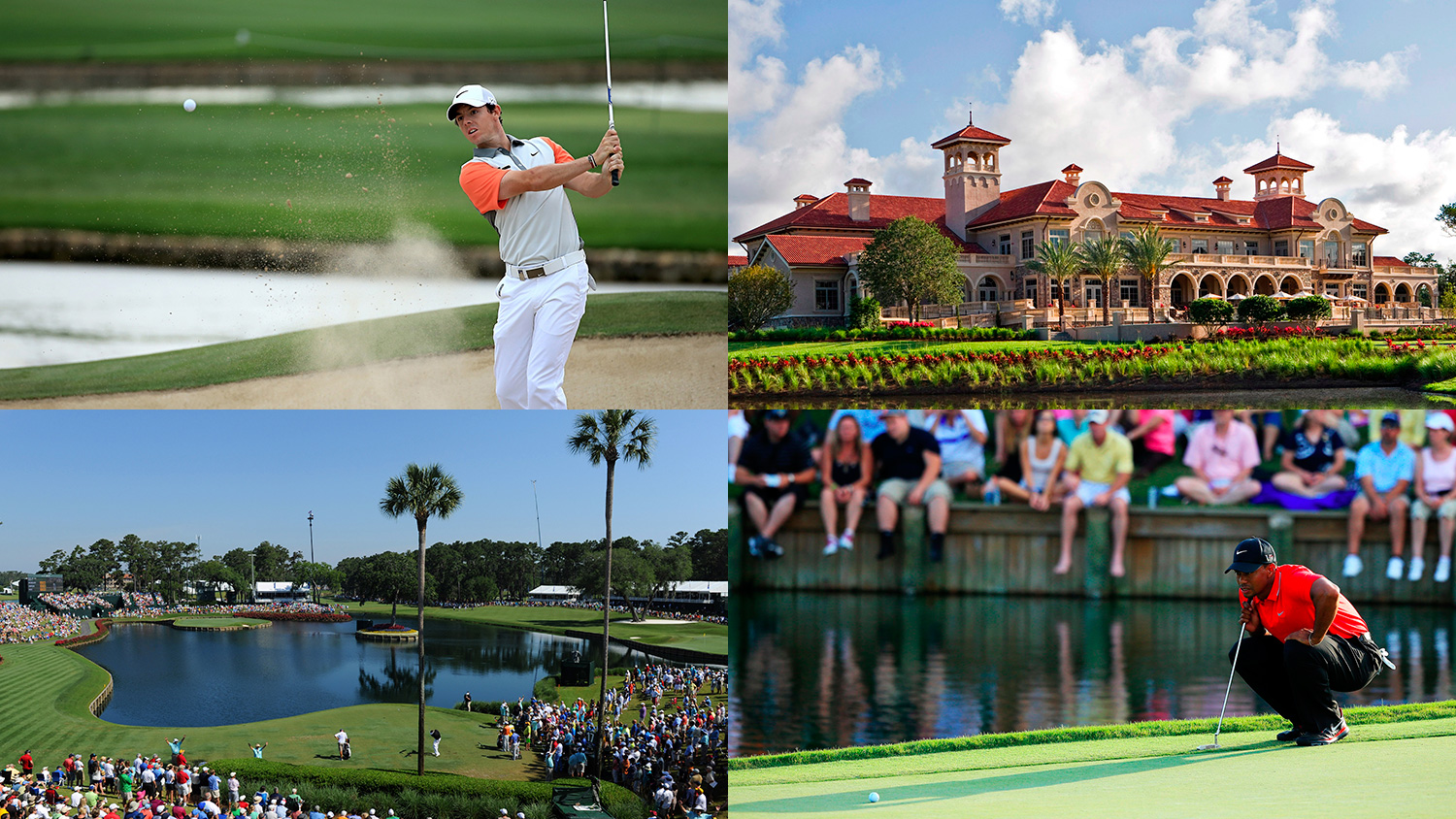 Golfers playing in Sawgrass